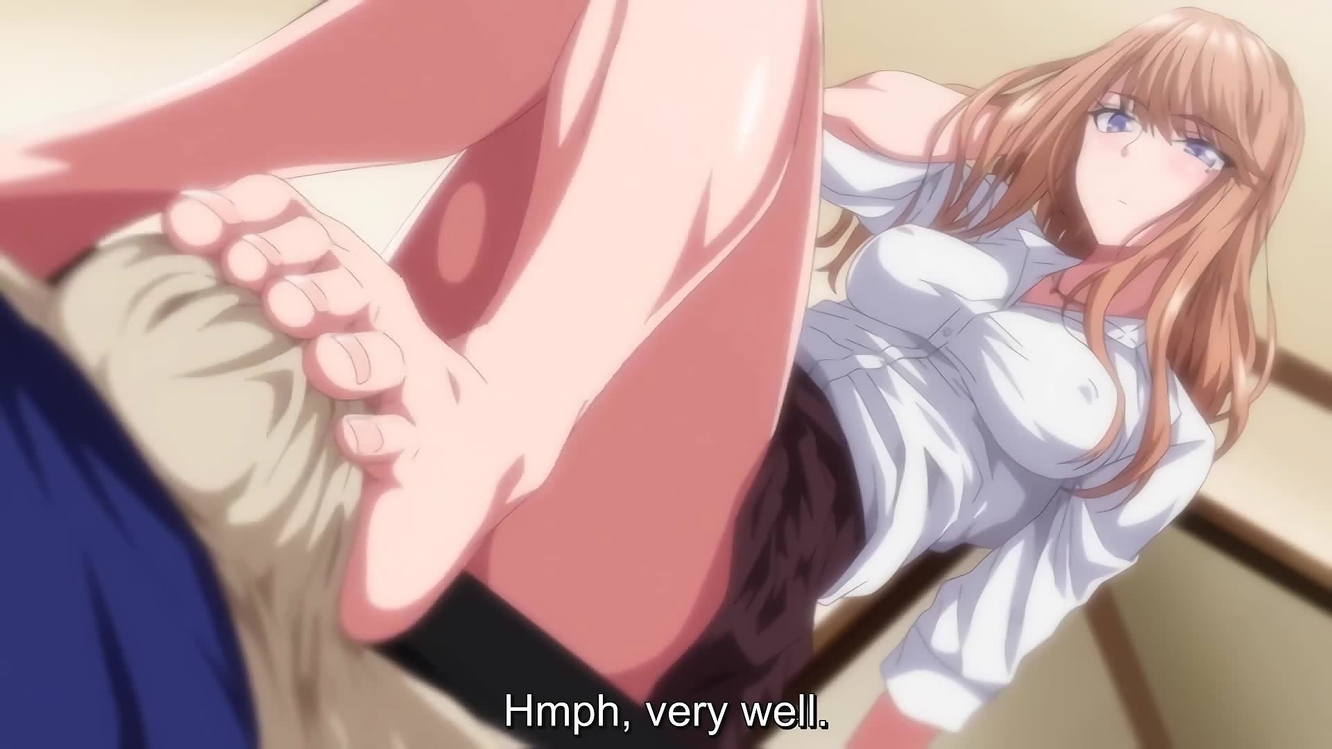First Love Time 6 - Hentai Schoolgirl Seduces Teacher With Upskirt Pussy And Footjob