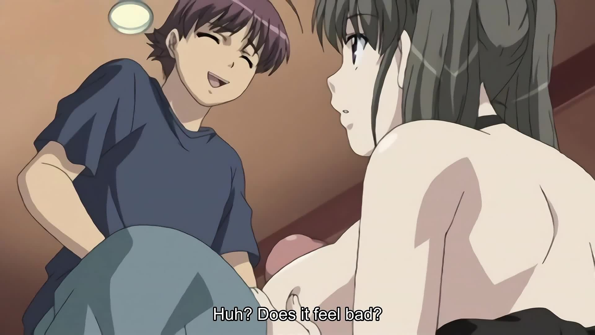 Forbidden Love Club 1 - Sporty Hentai Schoolgirl Sucks Cock Of Guy Who Pops Boner In Pool
