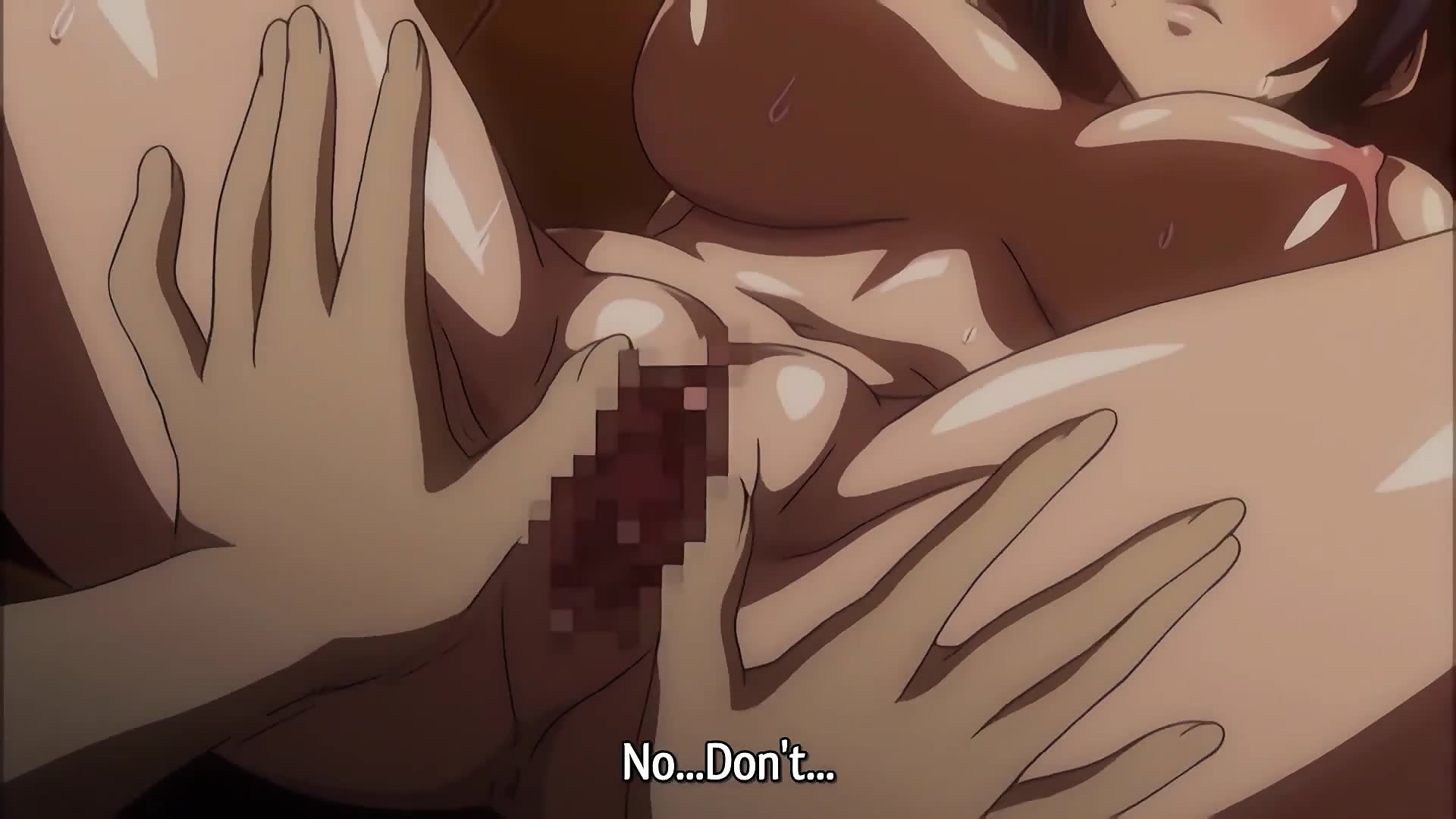 Sucker Announcer - Busty Hentai News Announcer Gives A Blowjob To Pervy Dude In Bathroom
